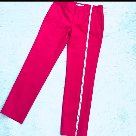 ZARA BASIC PANTS IN FUCHSIA COLOR - Picture 12 of 12